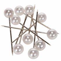 kohteita Pearl Head Pins Valkoinen Ø15mm 75mm