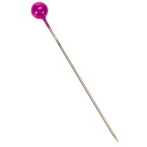 kohteita Helmipäiset kukkakoristeen nastat, pinkki, Ø4mm, 40mm, 150 kpl