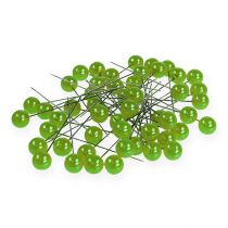 kohteita Pearl Head Pins Apple Green Ø10mm 60mm