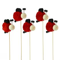 kohteita Plant Plug Leppäkerttu Koriste Kukkatulppa 27,5cm 9 Kpl
