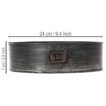 kohteita Istutusastia, koristeellinen leivinvuoka, irtopohjavuoka istutusta varten, metallikoristeet Ø24cm K7.5cm