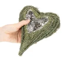 kohteita Luonnonmateriaalista valmistettu kasvisydän foliotäytteellä, 22 cm, 2 kpl