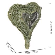 kohteita Luonnonkasvisydän floristiikkaan foliolla, 25 cm