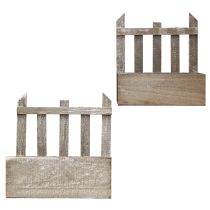 kohteita Istutuskone Puinen minikukkalaatikko L22/25cm 2 kpl