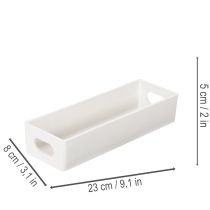 kohteita Suorakulmainen tarjotin kahvoilla säilytykseen ja pöydän koristeluun, 32 cm
