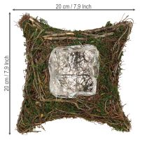 kohteita Kasvityyny köynnökset sammal kukkamalja luonnonvärinen 20 × 20 × 6,5 cm