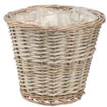 kohteita Kasvikori pajukori luonnonharmaa-valkoinen Ø25 K21cm 2kpl