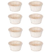 kohteita Punottu korikoriste monipuoliseen sisustukseen, 20 cm, 8 kpl