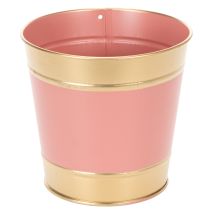 kohteita Metallinen kukkaruukku/kasviruukku/istutuslaatikko, Ø13cm K12cm, 4 kpl
