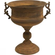 Planter rust look kuppimaljakko iso metalli Ø29cm K39cm