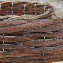 kohteita Istutusrengas, istutuskulho, puuta, luonnonharmaa, Ø30/35cm, 2 kpl.