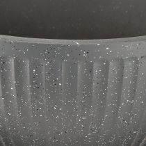 kohteita Kukkakuppi muovia, antrasiitti, Ø35cm, korkeus 16.5cm