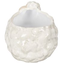 kohteita Lampaanmuotoinen keraaminen istutusastia, koristeellinen kasvikulho puutarhaan ja kotiin, 2 kpl