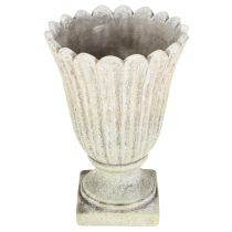 kohteita Ruukku valettu kivipokaali antiikkityylinen harmaa Ø17,5cm K25cm