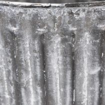 kohteita Metallinen ruukku, koristeellinen ruukku kahvoilla, istutusruukku, välipalaruukku Ø16,5 cm