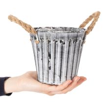 kohteita Kukkaruukku kahvoilla, metallinen istutusruukku, koristeellinen ruukku istutukseen Ø14,5 cm