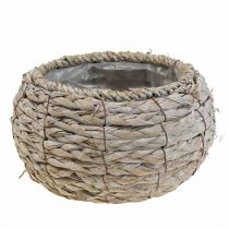 Kasvikori ruukku pyöreä valkoinen pesty Ø22cm K13cm