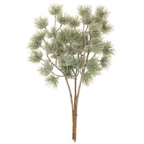 kohteita Keinotekoinen kuusenoksa, iso männynoksa talvikoristeeseen, 55 cm, 3 kpl