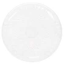 kohteita Koristeellinen läpinäkyvä pyöreä kulho jalalla, 32 cm