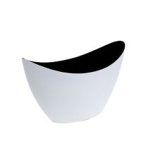 Muovi vene Valkoinen 20cm x 9cm H12cm