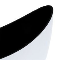 Muovi vene Valkoinen 20cm x 9cm H12cm