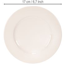 kohteita Pyöreät, yksinkertaiset koristelautaset ja pienet asetelmat, 17 cm, 6 kpl