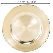 kohteita Pienet pyöreät kiiltävät koristelautaset, 17 cm, 6 kpl