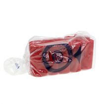 kohteita Laskostetut hihansuut punaiset 8,5cm 100 kpl