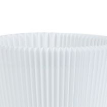 Laskostetut hihansuut valkoiset 8,5cm 100p