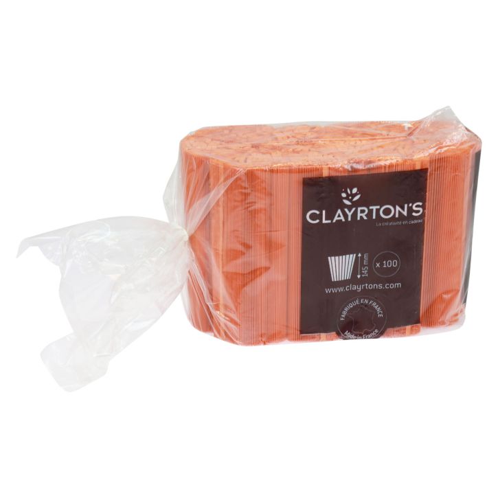 kohteita Laskostetut hihansuut kukkaruukkuihin oranssi 14,5cm 100 kpl