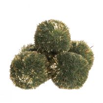 kohteita Pomponit kimaltelevihreillä 2,5 cm pompomilla 2 pussia – 24 kpl
