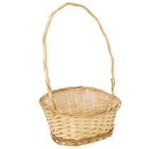 kohteita Lahjakori noin 30 cm x 23 cm, vaalea