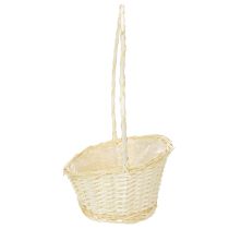 kohteita Lahjakori noin 38 cm x 27 cm, vaalea