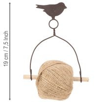 kohteita Käytännöllinen koristeellinen nauhateline, lintu, shabby chic