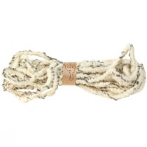 kohteita RAW cord lampaiden villa ja juuttivilla naruhuopa valkoinen harmaa 10m