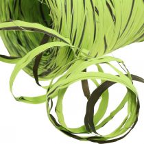 Raffia nauha vihreä, ruskea, poly raffia 200m