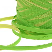Raffia nauha vihreä keltainen lahja nauha raffia 200m