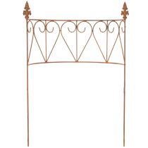 kohteita Metallinen puutarhasäleikkö kukkapenkkeihin ja monipuoliseen puutarhakoristeeseen, 60 cm