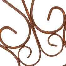 kohteita Romanttisella kuviolla varustettu säleikkö ruusuille ja köynnöksille kukkapenkkeihin, 64 cm