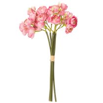 kohteita Keinotekoinen leinikkikimppu, tyylikäs pöytäkoriste, 32 cm, 5 kpl