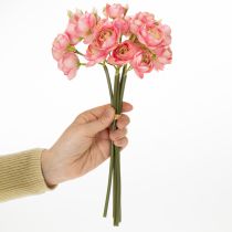 kohteita Keinotekoinen leinikkikimppu, tyylikäs pöytäkoriste, 32 cm, 5 kpl