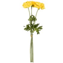 kohteita Keinotekoinen leinikki yhtenä kukkana tyylikkääksi ja helppohoitoiseksi koristeeksi, 51 cm, 3 kpl