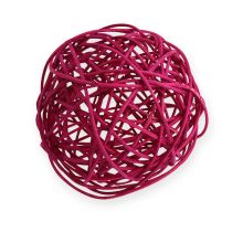 Rottinki pallo Ø10cm Fuksia 10kpl