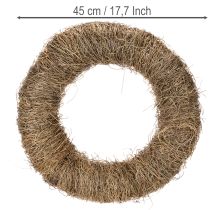 kohteita Köynnöskranssi, käsittelemätön, pyöreä, luonnonvärinen kranssi askarteluun, 45 cm