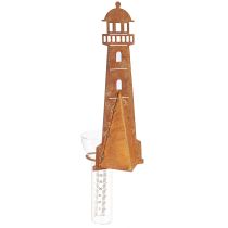 kohteita Sademittari Lighthouse Rust Look – koristeellinen sademittari puutarhaan ja aidalle 41 cm ruoste