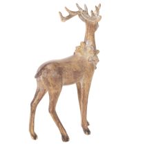 kohteita Koristeellinen peurahahmo sarvineen, seisova, joulukoriste, 28 cm