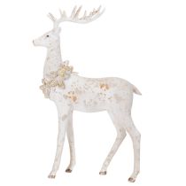 kohteita Koristeellinen peurahahmo käpykoristeen kera talvikoristeeseen, 49 cm