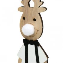 kohteita Poropuinen koristefiguuri Joulu laittaa 12×6,5cm K45cm 2kpl
