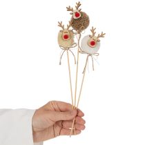 kohteita Koristeellinen porohahmo pom pom joulutapit 24 cm 12 kpl