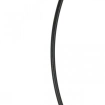 Metallisormuskoristesormus Scandi sormusdeco loop musta Ø30cm 4kpl